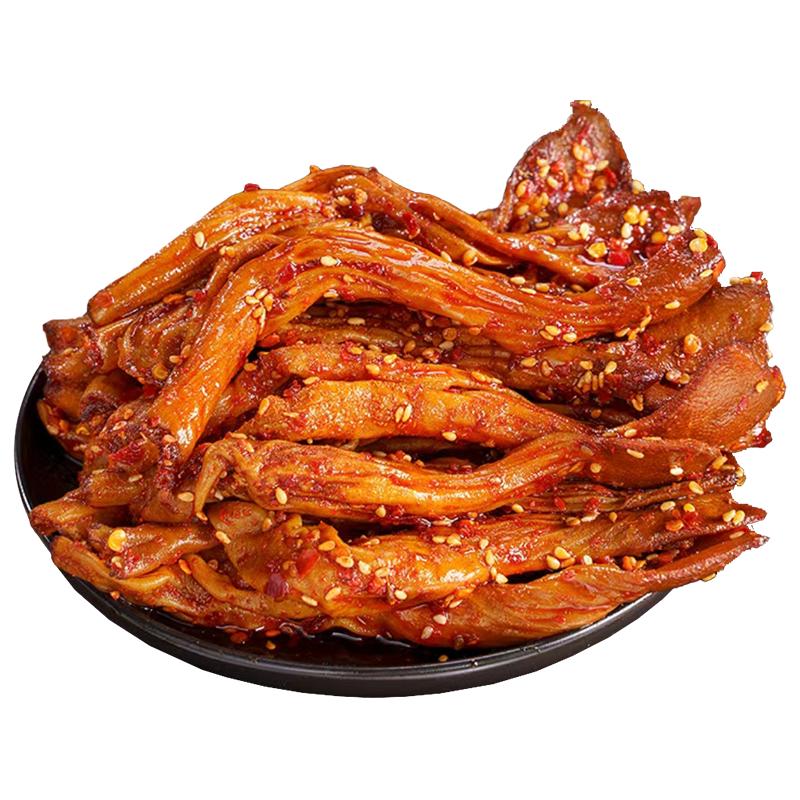 麻辣鸭脆肠湖南辣味特产解馋小零食卤味熟食鸭货美食小吃开袋即食