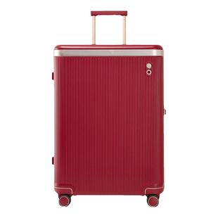【婚箱】Echolac/爱可乐结婚陪嫁行李箱蜜月旅行防刮PC红色拉杆箱