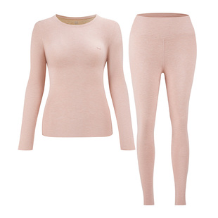 猫人新款羊绒蚕丝保暖内衣套装男士秋衣秋裤打底衫女秋冬加厚护膝