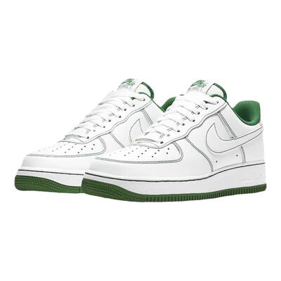 空军一号黄绿蓝缝线板鞋