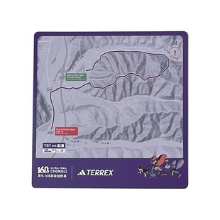 崇礼168限定版赛道图软磁贴赛事收藏耐磨耐用越野跑步运动户外