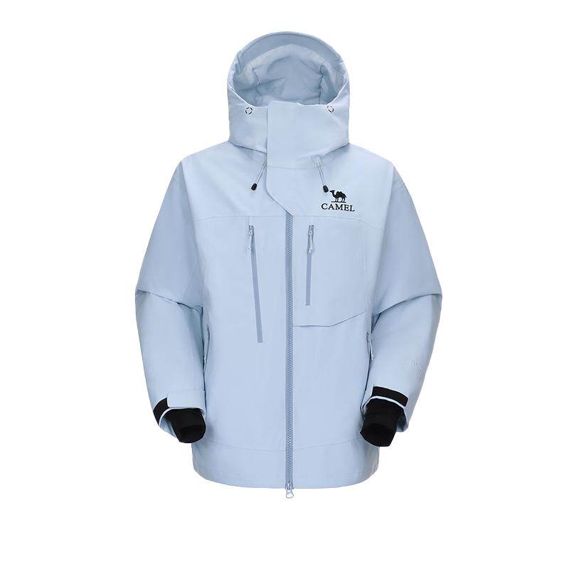 骆驼户外单板滑雪服女2025秋冬新款防水防雪加棉保暖外套男冲锋衣
