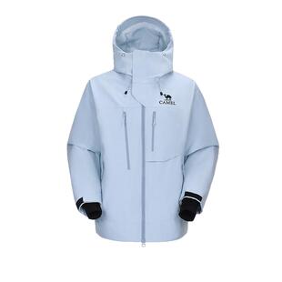 骆驼户外单板滑雪服女2025秋冬新款防水防雪加棉保暖外套男冲锋衣