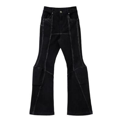 GOLDIE Padded Flared Painted Denim Pants 牛仔裤男HBX