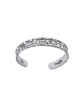 复古小众钛钢素款手镯