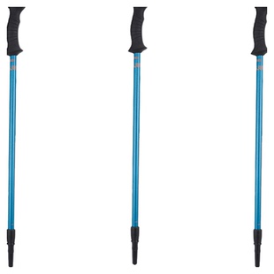 迪卡侬户外伸缩登山杖儿童青少年徒步手杖轻盈两节便携拐杖KIDA