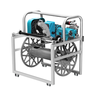 精德新款电动打药机高压农用全自动智能收放管果园小麦农药喷洒机