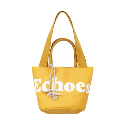 【黄色帆布字母水桶包】马登女装