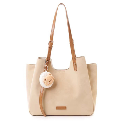 稻草人包包女2026新款时尚百搭休闲通勤大容量托特包单肩斜挎女包