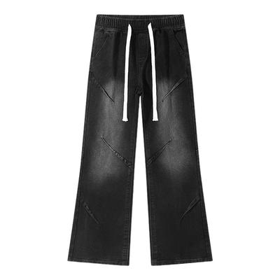 水洗牛仔裤男春秋季新款潮牌百搭