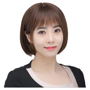 假发女全头套真人发丝无痕隐形透气短发全真头顶波波发套自然女士