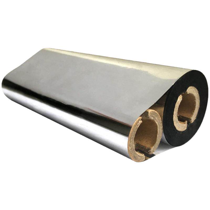 全树脂碳带40 50 60 70 80 90 100 110mm*300m不干胶PET哑银PVC合成纸电子产品固定资产条