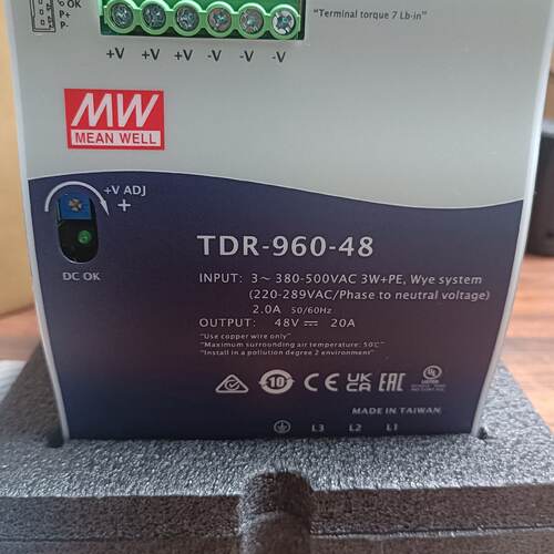 询价-TDR-960-48明纬开关电源  380V电压 全