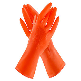 七仙女迷你薄款家务厨房清洁洗碗洗衣服牛筋胶皮防水插秧乳胶手套