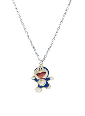 蓝胖子潮酷机器猫吊坠动漫饰项链