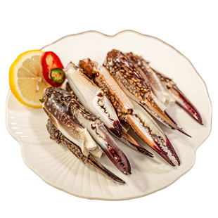 冷冻梭子蟹蟹钳海蟹海鲜海产蟹脚蟹腿肉超大号新鲜冻商用整箱批发