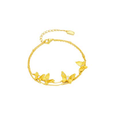 设界周大生DC蝴蝶千金手链