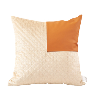 千鸟格抱枕沙发客厅轻奢高级感南瓜飘窗靠背垫床上睡觉腰靠枕头套