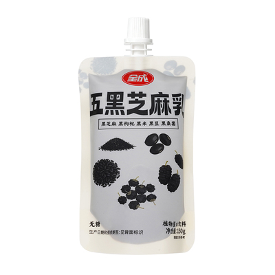 全成五黑芝麻奶孕妇儿童黑豆浆