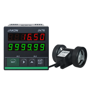 计米器滚轮式高精度电子数显长度米数计数器控制器码表JK76记米器