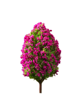 造景微景观仿真花小球树装饰品