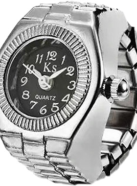 ins小众百搭手表戒指情侣圆形