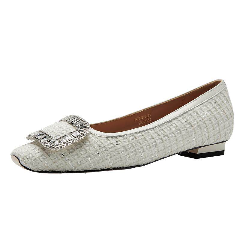 NineWest/玖熙小香风女浅口单鞋