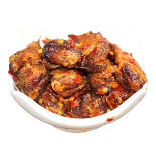 何敖魁爆辣鱼尾吧变态猛辣小吃腊鱼排湖南特产即零食特辣款