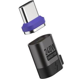 240W磁吸旋转TypeC转接头PD3.1快充线手机适用小米苹果17macbookair直头式华为联想笔记本电脑磁吸充电Pura70