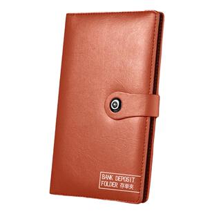 定期银行存单收纳本高级支票汇票收集册存款储蓄单票据夹收据欠条整理册保护套多功能防水防火存单夹收集册