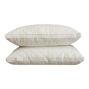 【宅姿势】高品质 全棉绗缝枕头芯 羽丝绒 蓬松枕芯 加厚一只装