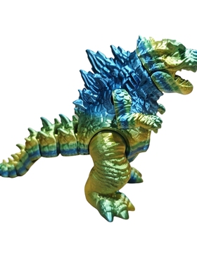 哥斯拉摆件模型儿童玩偶手办装饰品创意桌面摆件玩具3D打印节日礼