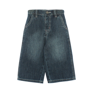 大耳象女童洗水休闲牛仔裤2026春季新款宝儿纯棉宽松百搭长裤子