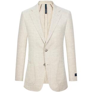 【意大利进口面料】东博利尼秋季100%羊毛西装男意式休闲单西外套