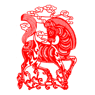 手工马年系列剪纸成品底稿 窗花年货春节年货合家团圆装饰画定做