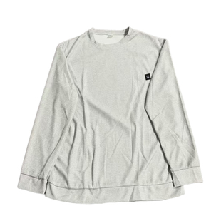 华夫格卫衣男士薄款韩版内搭打底衫长袖T恤春秋纯色笑脸上衣服潮