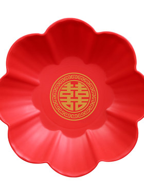 新中式结婚果盘客厅喜糖盘子
