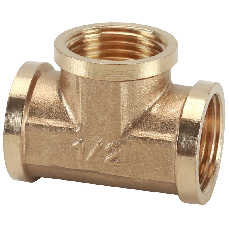 黄铜4分接头对丝弯头三通四通双内丝双外丝直接燃气水管水暖配件