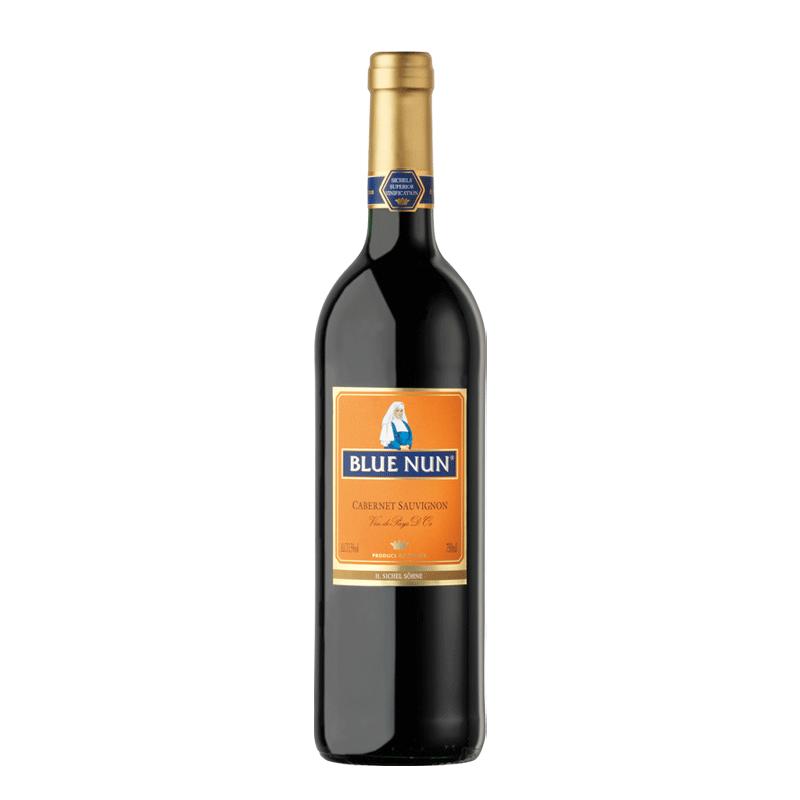 bluenun经典系列 蓝仙姑卡伯纳沙维翁红酒 干型13.5度 单支750ml