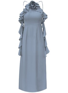 无袖礼服裙TANSSHOP挂脖