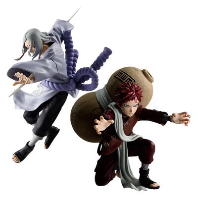 预定 万代眼镜厂火影忍者 VIBRATION STARS 我爱罗 君麻吕手办