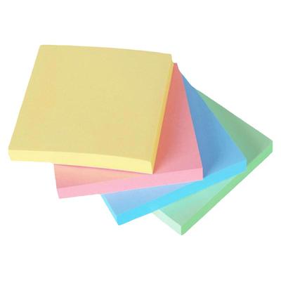 得力彩色自粘便利贴办公N次贴