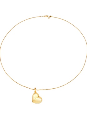 趣味蛋面纯银胶囊项链长款