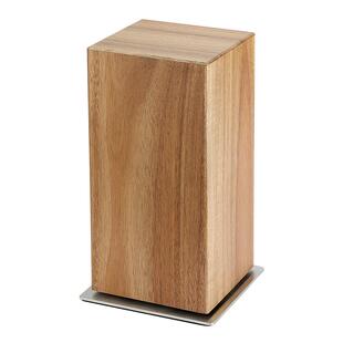 和臻相思木旋转刀座实木菜刀架强力磁吸刀座创意菜刀收纳架