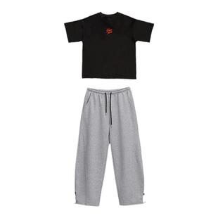 CBXLAB儿童街舞潮牌美式爵士舞灰色香蕉裤街头嘻哈hiphop运动