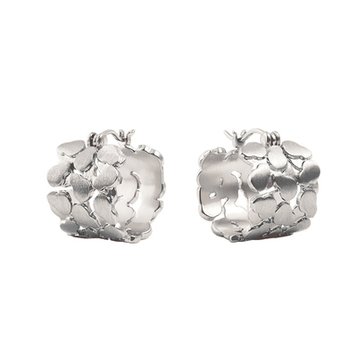 盐岛三层葫芦耳圈耳环秋冬圈圈高级感轻奢气质小众独特设计师耳饰