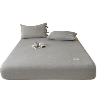 亚麻床笠单件180cmx200cm棉麻床罩四季通用床单罩床垫套2026新款.