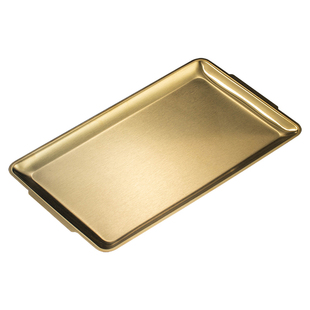 304不锈钢长方盘韩式烤肉盘小吃盘平底托盘子寿司盘烧烤盘烤串盘