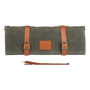 WESSLECO厨师刀包帆布厨刀收纳袋便携式手提工具包西餐主厨刀包