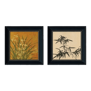 中古风挂画玄关装饰画入户正对门高级感法式复古餐厅客厅美式壁画